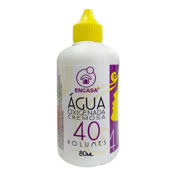 Água Oxigenada Encasa Cremosa 40 Volumes 80ml Agua Oxigenada Encasa Cremosa 40 Volumes 80ml