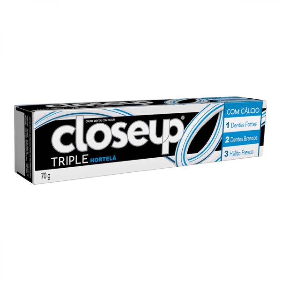 Creme Dental Closeup Triple Hortelã 70g