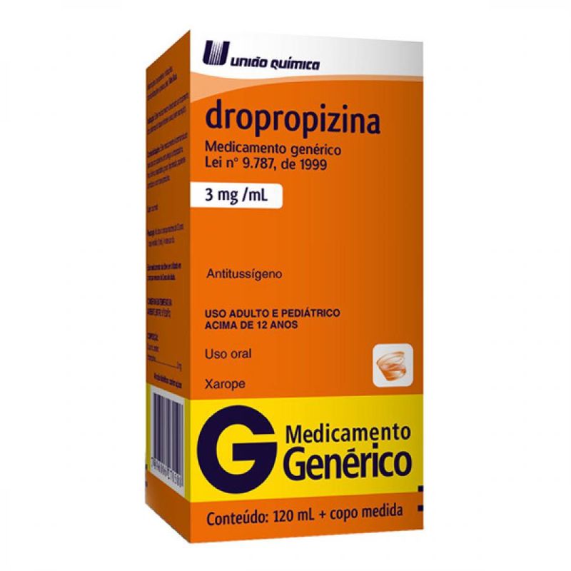 Dropropizina-União-Química-3mg-Xarope-120ml - drogariacatarinense