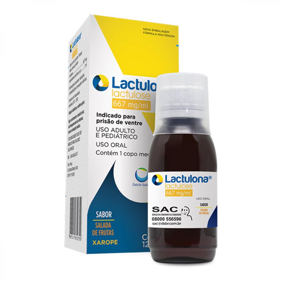 Lactulona Salada De Frutas Xarope 120ml