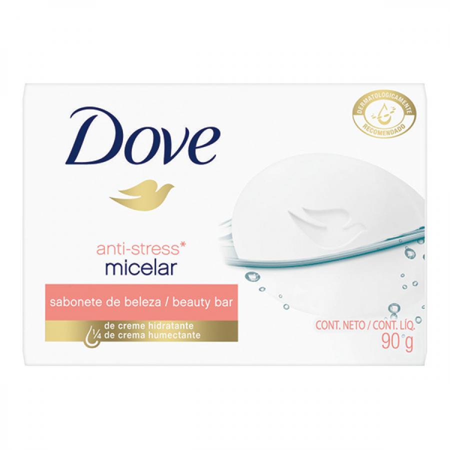 Sabonete Dove Anti Stress Água Micelar 90g Sabonete Dove Anti Stress Agua Micelar 90g