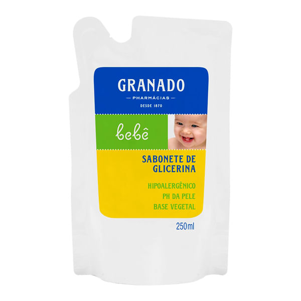 Sabonete Líquido Granado Bebê 250ml Refil