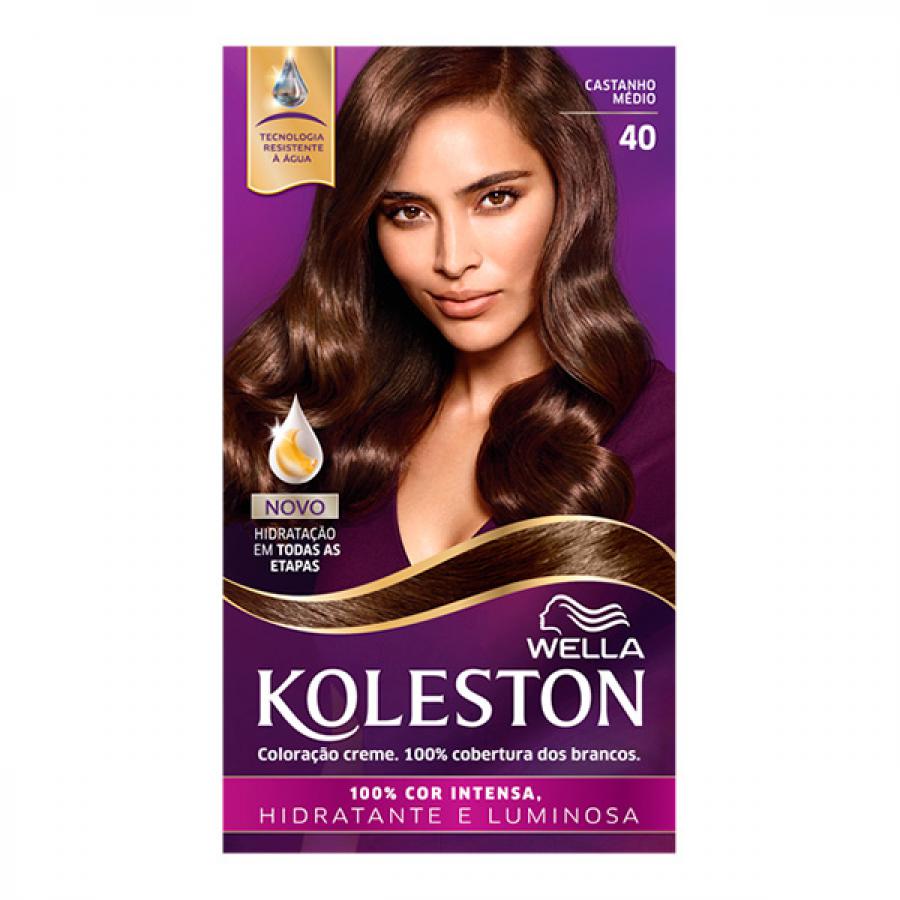 Tintura Koleston 40 Castanho Médio
