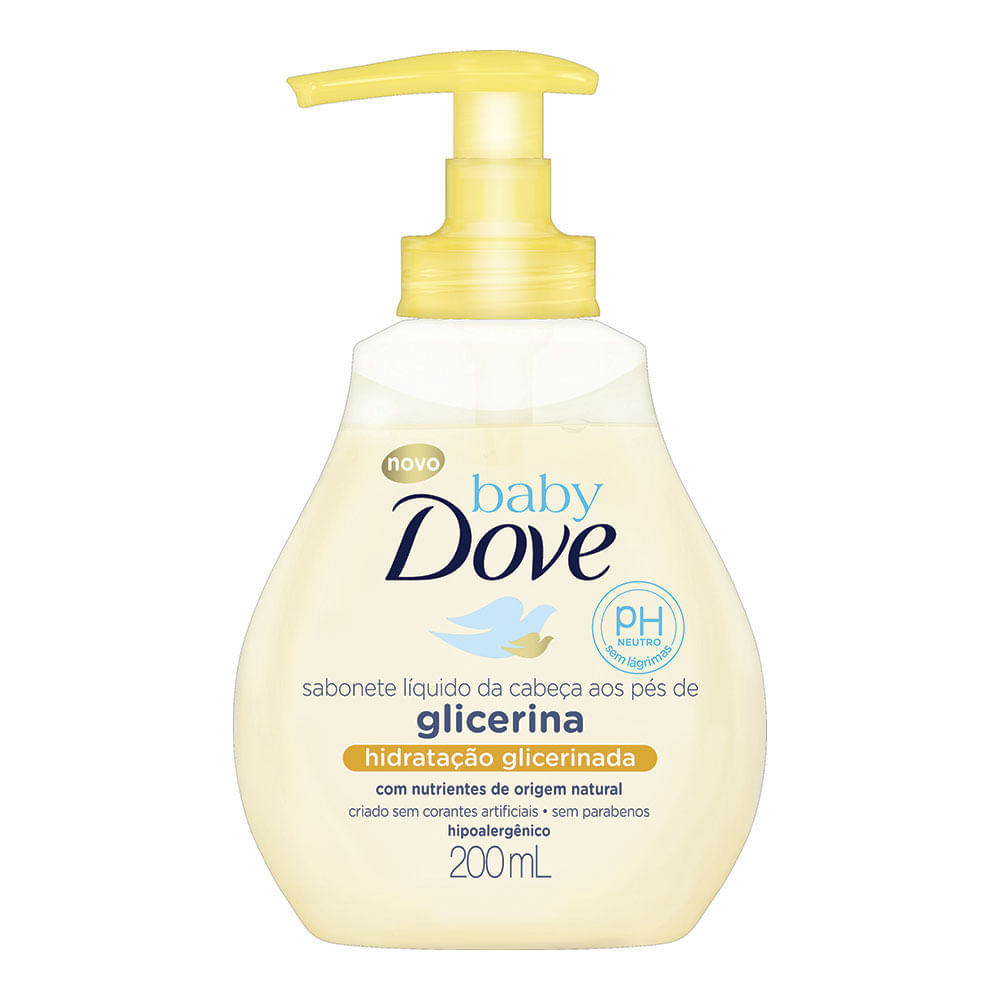 Sabonete Líquido Baby Dove Da Cabeça Aos Pés Glicerina 200ml Sabonete Liquido Baby Dove Da Cabeca Aos Pes Glicerina 200ml