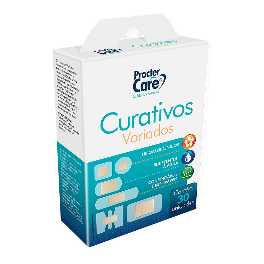 Curativo Procter Care Variados Com 30 Unidades