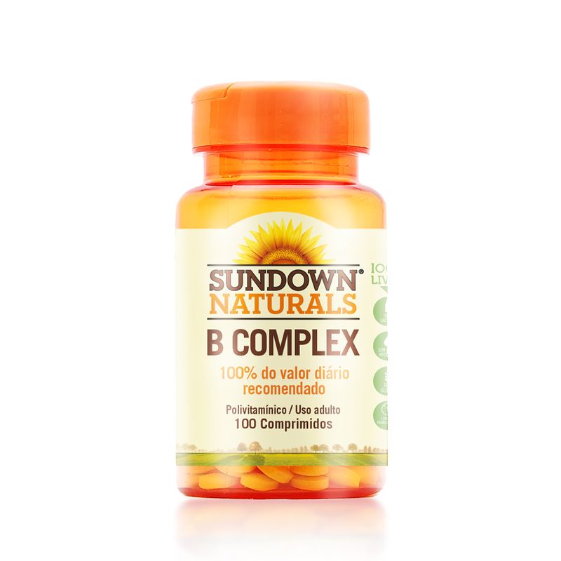 Complexo-B-Sundown-Naturals-Com-100-Comprimidos - Drogariacatarinense