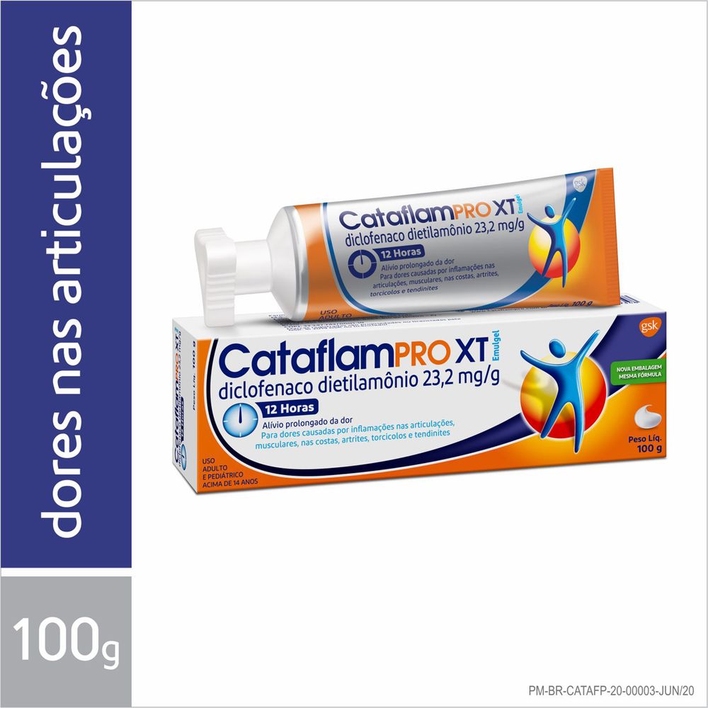 Cataflam Pro Xt 2% Emulgel 100g