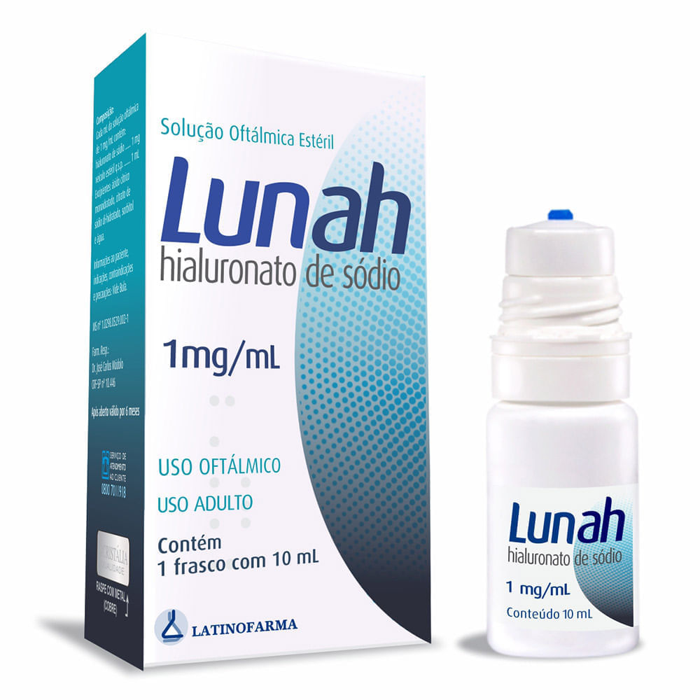 Lunah 10ml Solucao Oftalmica 1mg/ml