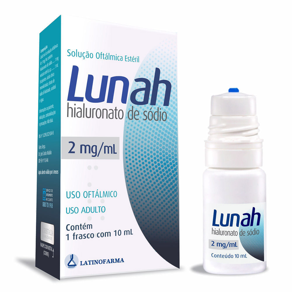 Lunah 10ml Solucao Oftalmica 2mg/ml