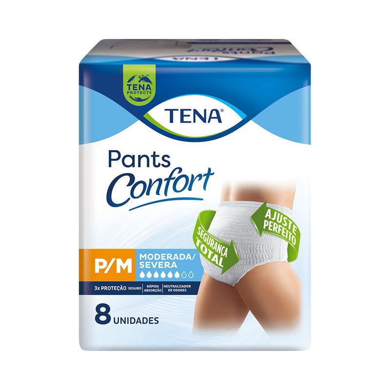 Roupa-Intima-Tena-Pants-Confort-P-m-Com-8-Unidades