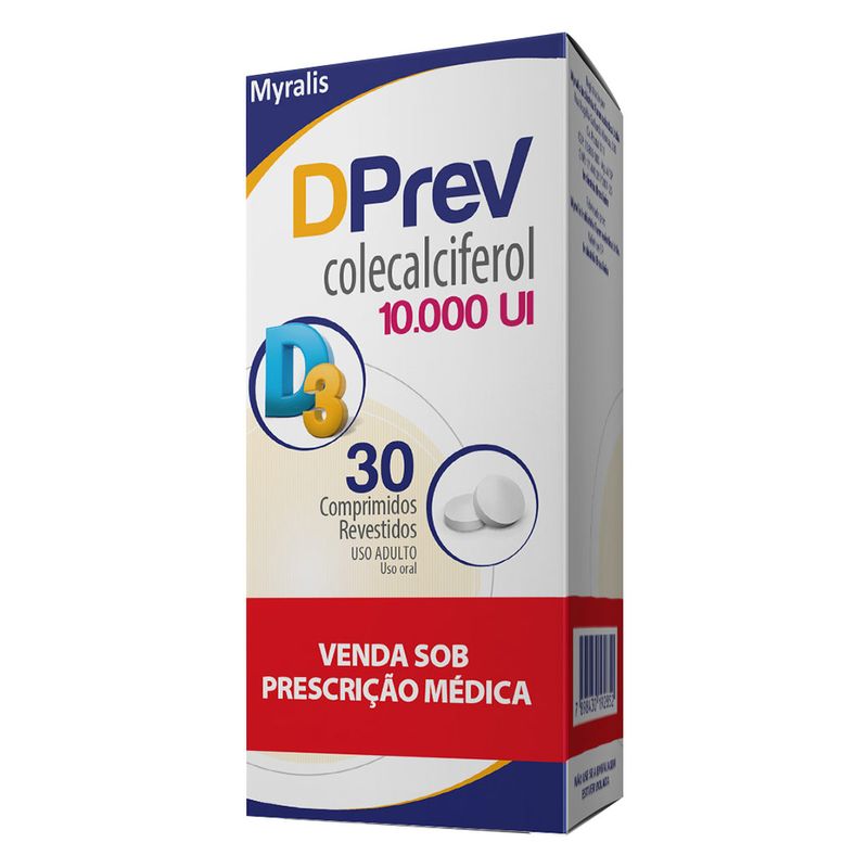 Dprev-Com-30-Comprimidos-Revestidos-10000ui