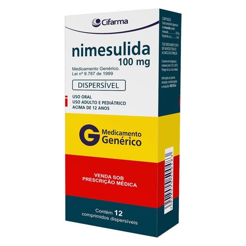 Nimesulida-Cifarma-Com-12-Comprimidos-Dispersiveis-100mg-Generico