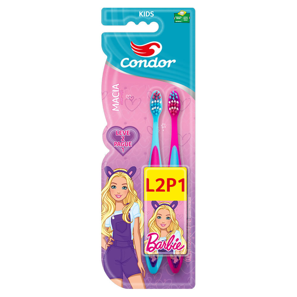 ESCOVA CONDOR 2 PACK BARBIE