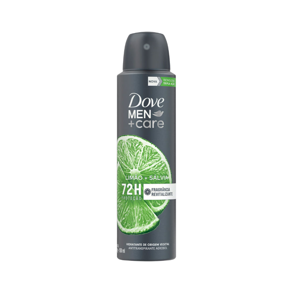 Desodorante Dove Men Care Masculino 150ml Aerosol Limao+salvia