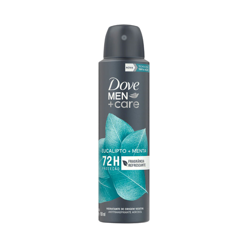 Desodorante Dove Men Care Masculino 150ml Aerosol Eucalipto + Menta