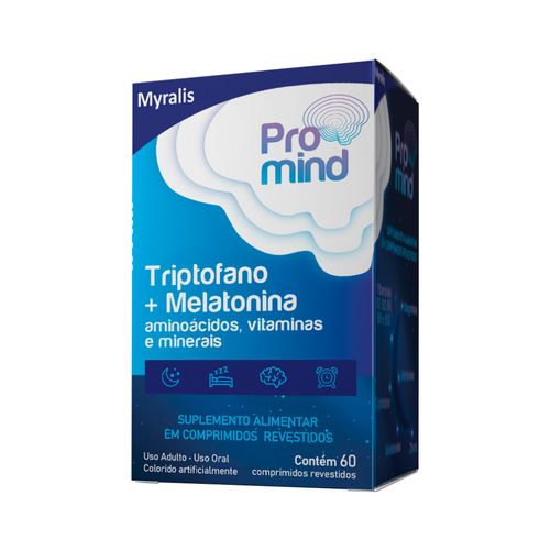 Promind-Triptofano-melatonina-Com-60-Comprimidos-Revestidos