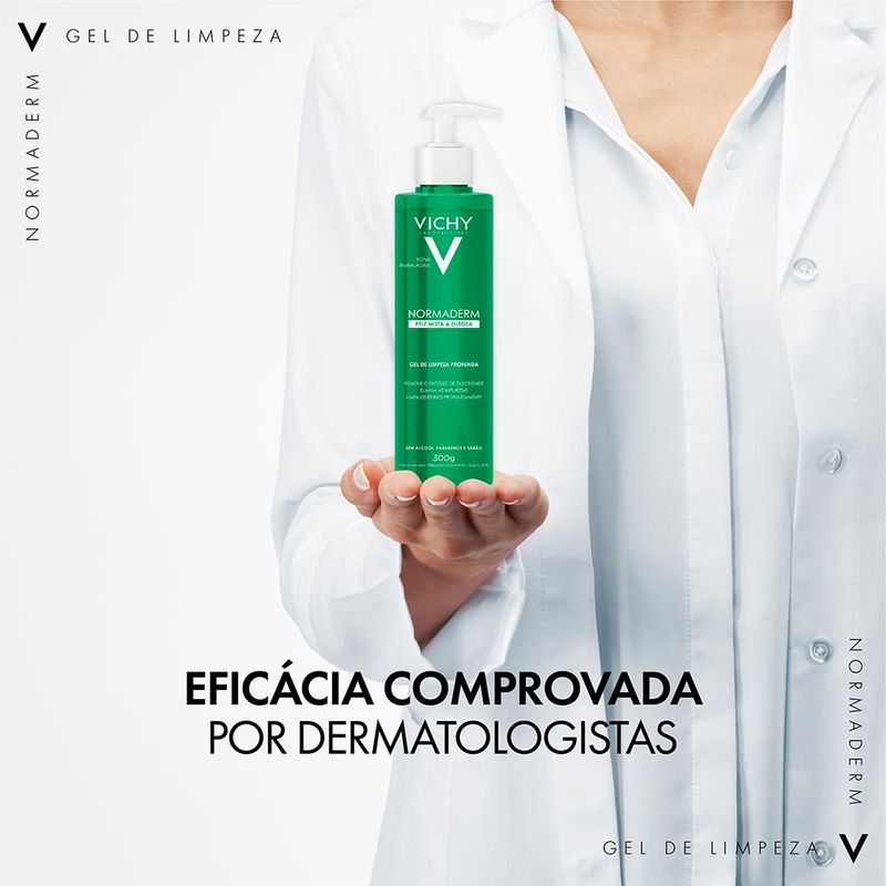 Gel De Limpeza Profunda Facial Vichy Normaderm 300g - Drogaria Sao Paulo