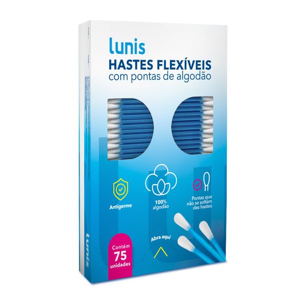 Hastes Flexíveis Lunis Com 75 Unidades Hastes Flexiveis Lunis Com 75 Unidades