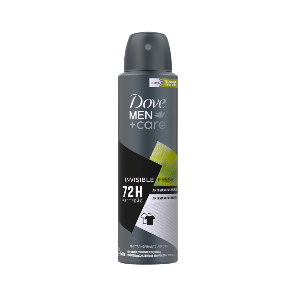 Desodorante Dove Masculino 150ml Invisible Fresh