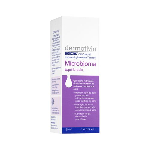 Hidratante-Dermotivin-Benzac-Oil-50ml-Microbioma-Equilibrado