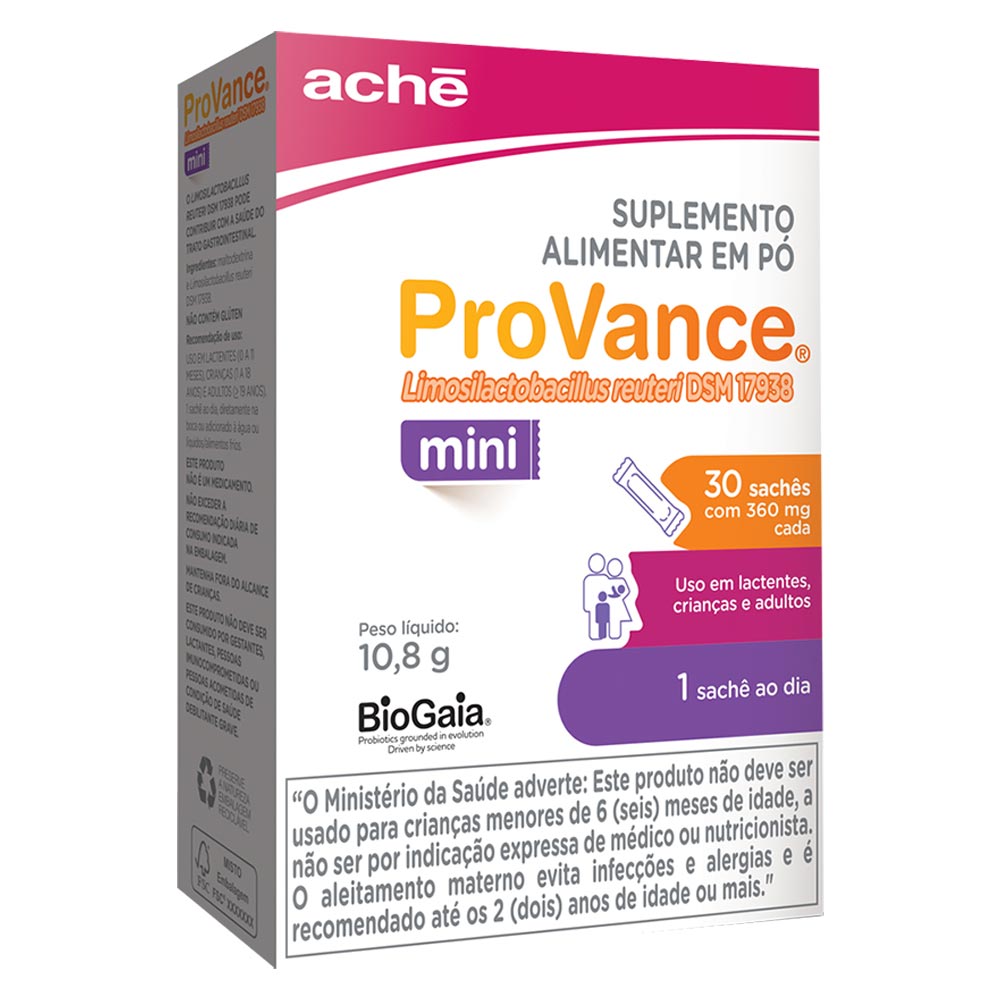 Suplemento Alimentar Provance Mini 360mg 30 Saches