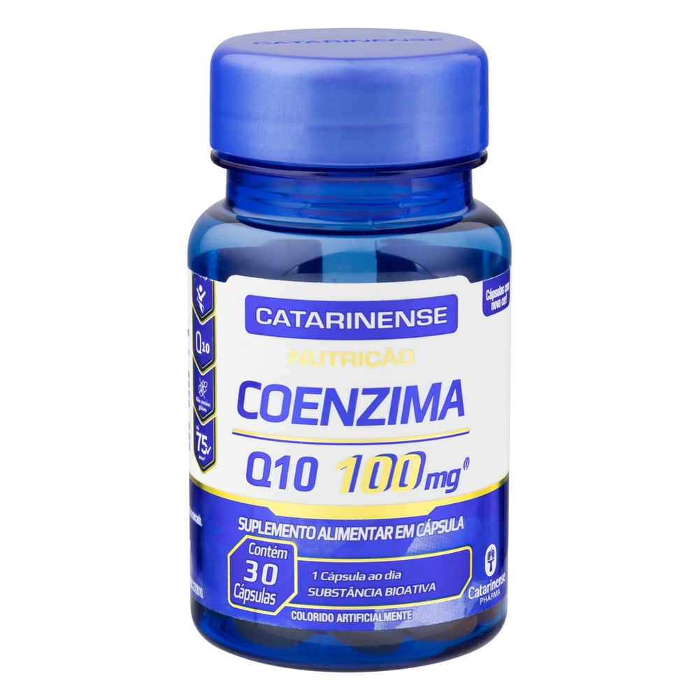 Coenzima Q10 100mg Catarinense Com 30 Capsulas Drogariacatarinense 5578