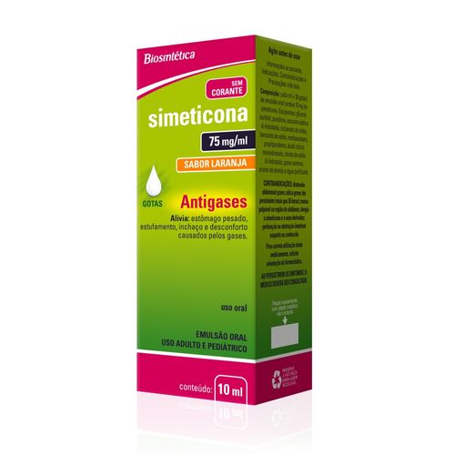 Simeticona-Biosintetica-10ml-Emulsao-75mg-ml-Generico