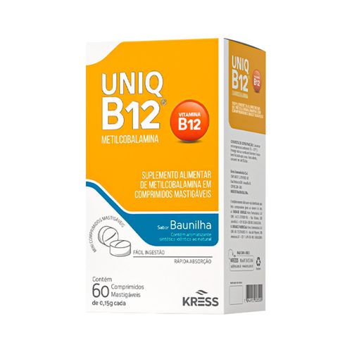Uniq-B12-Com-60-Comprimidos-Mastigaveis-Baunilha