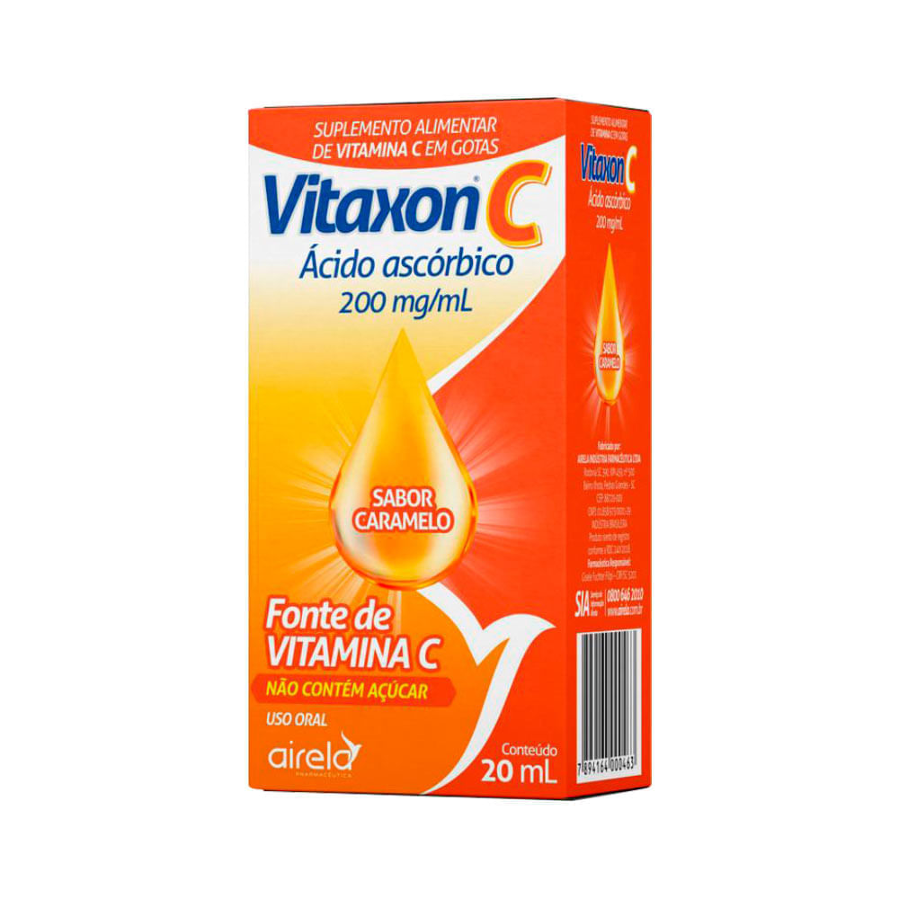 Vitaxon C 20ml Gotas 200mg/ml Caramelo