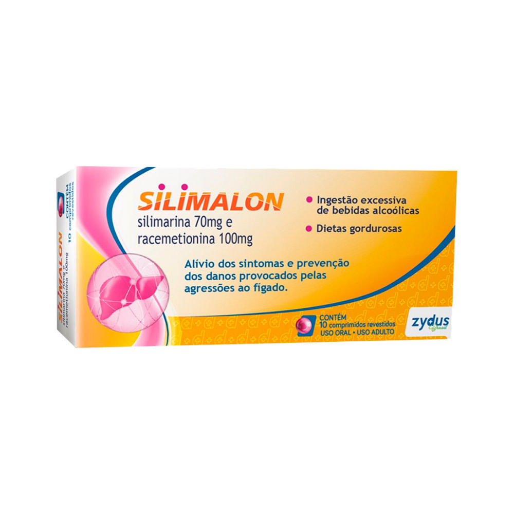 Silimalon Com 10 Comprimidos Revestidos 70+100mg - drogariacatarinense