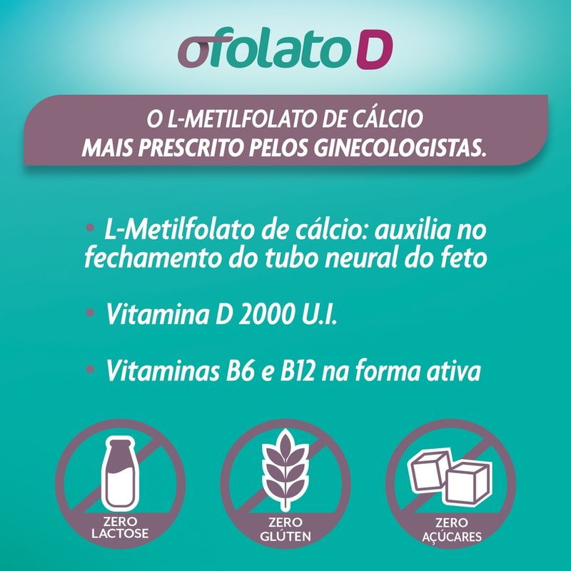 Ofolato Dfer Com 2000ui 30 Comprimidos - drogariacatarinense