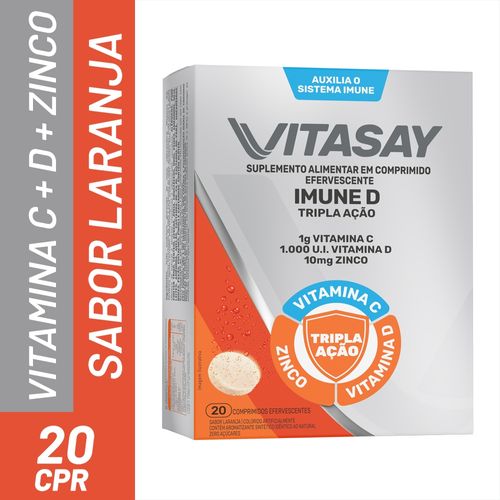 Vitasay-Imune-D-Tripla-Acao-2-Tubos-Com-10-Comprimidos-Efervescentes