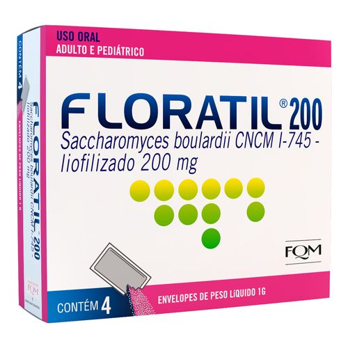 Floratil-Pediatrico-200mg-Com-4-Envelopes