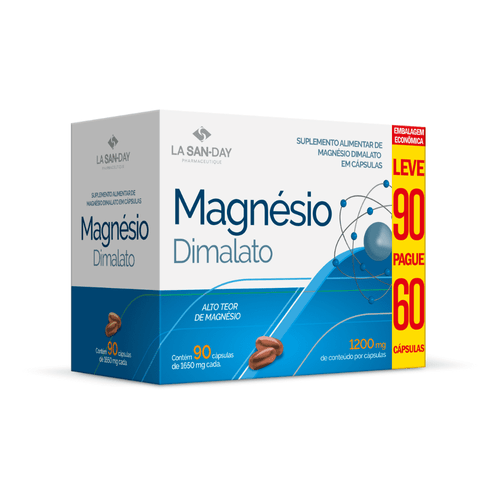 Magnesio-Malato-Lasanday-Leve-90-Pague-60-Capsulas