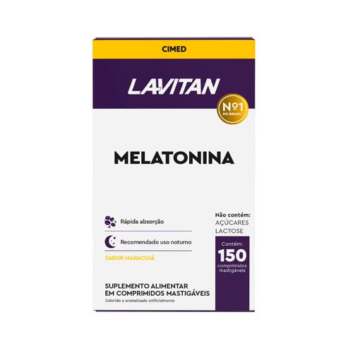 Lavitan-Melatonina-Com-150-Comprimidos-Mastigaveis-Maracuja