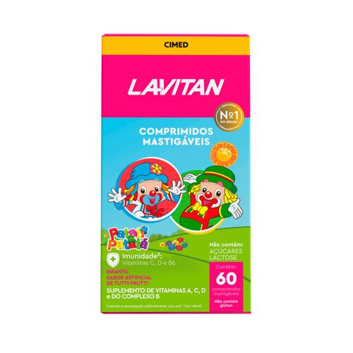 Lavitan-Infantil-Patati-Patata-Sabor-Tutti-frutti-Com-60-Comprimidos--Mastigaveis