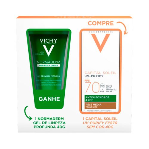 Vichy-Capital-Soleil-Uv-purify-40gr-Fps70-40gr-Gel-Normaderm-Especial