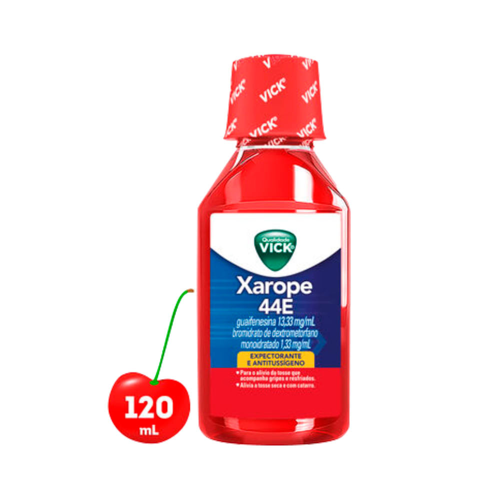 Vick 44e Xarope Gripe 120ml