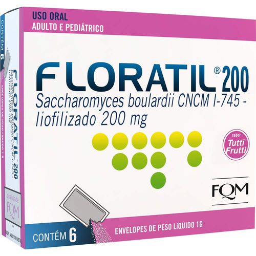 Floratil-Pediatrico-200mg-Com-6-Envelopes