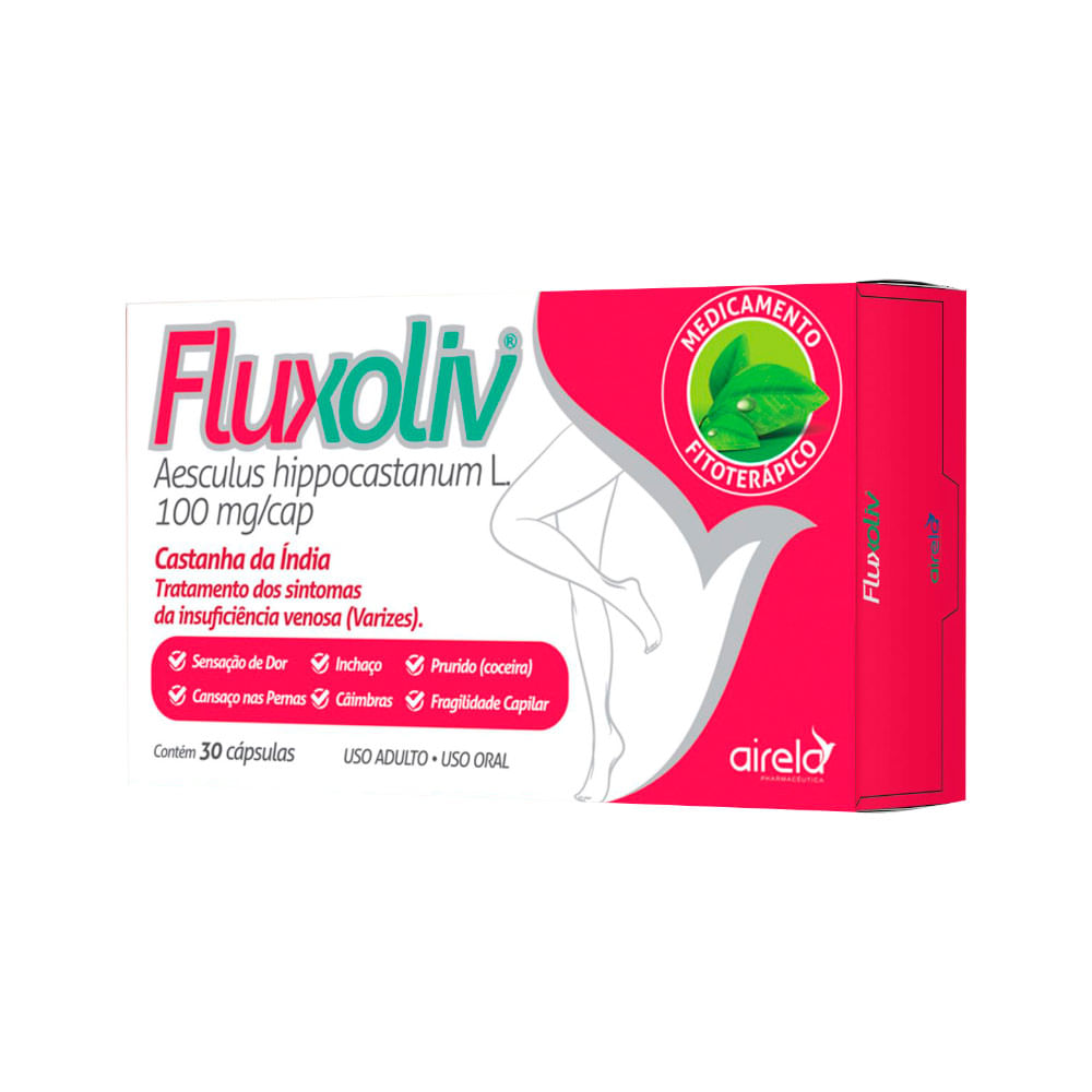 Fluxoliv 100 Mg Cap Dura Ct Bl Al Plas Inc X 30