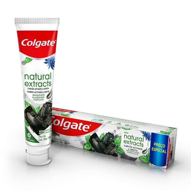 Gel-Dental-Colgate-Natural-Extracts-140g-Carvao-Especial