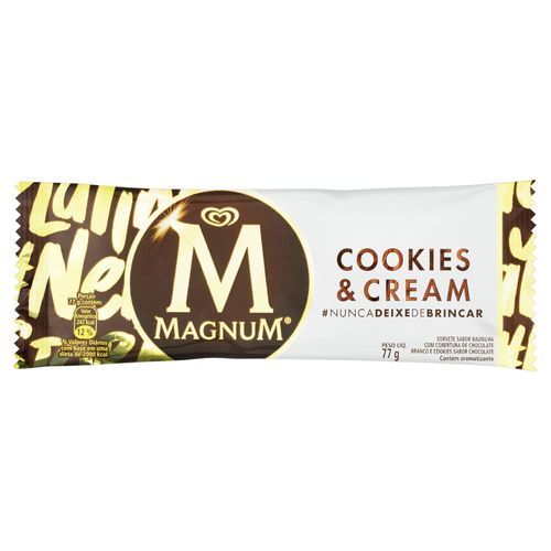 Kibon-Sorvete-Magnum-77-Gramas-Cookies-E-Cream-Sabor-Baunilha-Com--Cobertura-De-Chocolate-Branco