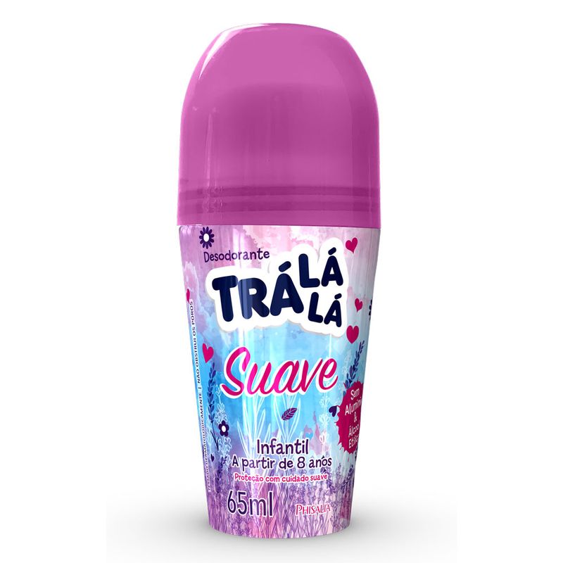 Desodorante-Tra-La-La-Kids-Infantil-65ml-Roll-On-Suave