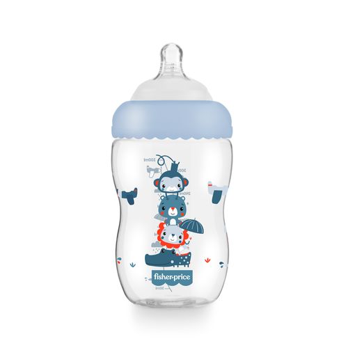 Mamadeira-Fisher-Price-First-Moments-330ml-Azul-Marshmallow