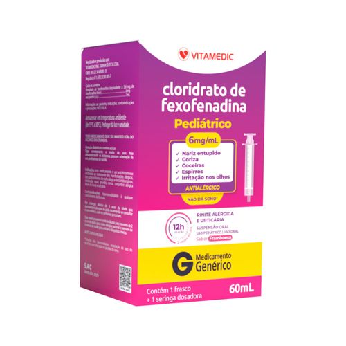 Fexofenadina-Vitamedic-60ml-Suspensao-Oral---Seringa-6mg-ml-Generico-