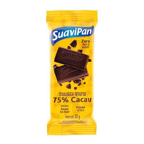 Chocolate-Amargo-Suavipan-Zero-20gr-75--Cacau