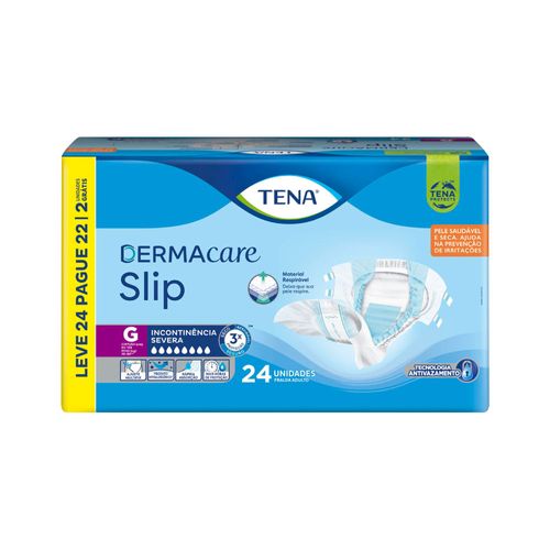 Fralda-Tena-Dermacare-Slip-Geriatrica-Leve-24-Pague-22-Tamanho-G-Severa--Especial