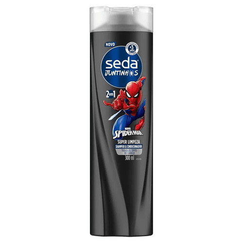 Shampoo-Seda-Juntinhos-300ml-Spider-man-Super-Limpeza