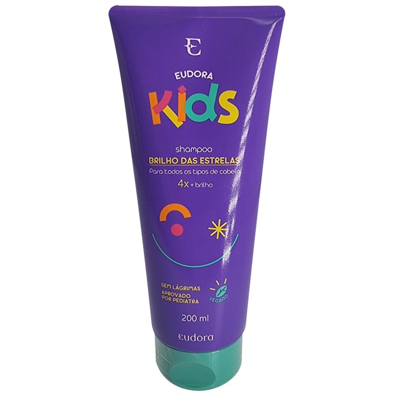 Shampoo-Eudora-Kids-200ml-Brilho-Das-Estrelas