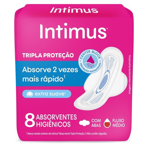 Absorvente-Intimus-Tripla-Protecao-Com-Abas-Suave-8-Unidades